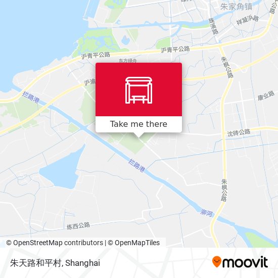 朱天路和平村 map