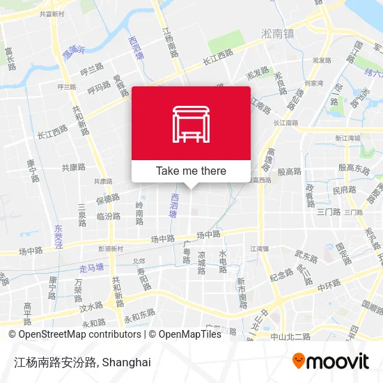 江杨南路安汾路 map