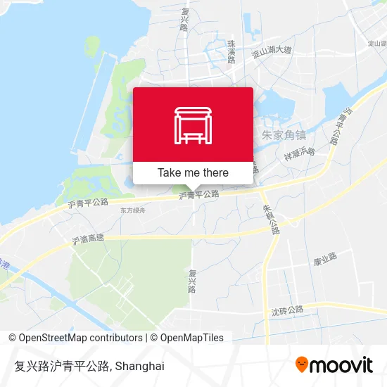 复兴路沪青平公路 map
