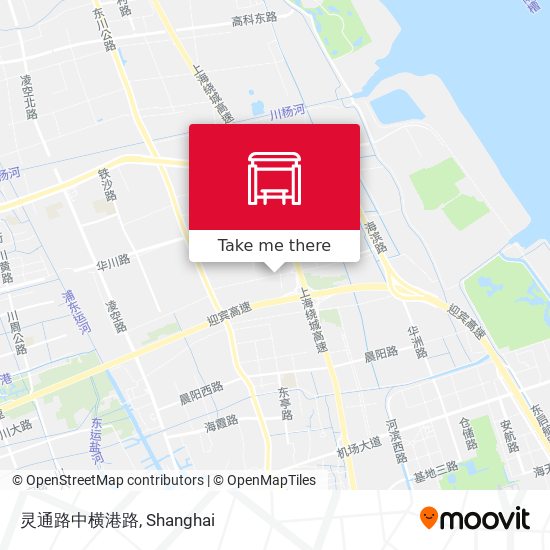 灵通路中横港路 map