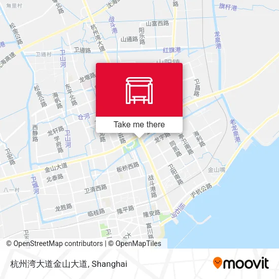 杭州湾大道金山大道 map