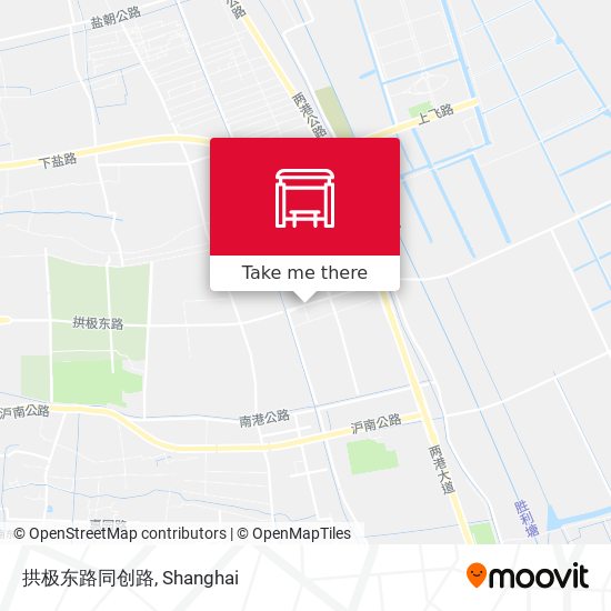 拱极东路同创路 map