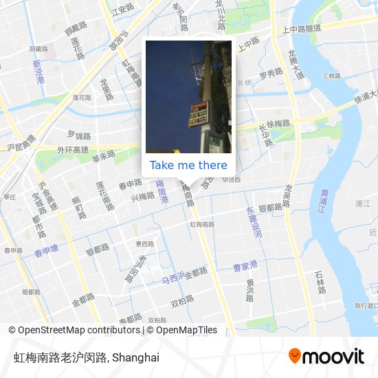 虹梅南路老沪闵路 map
