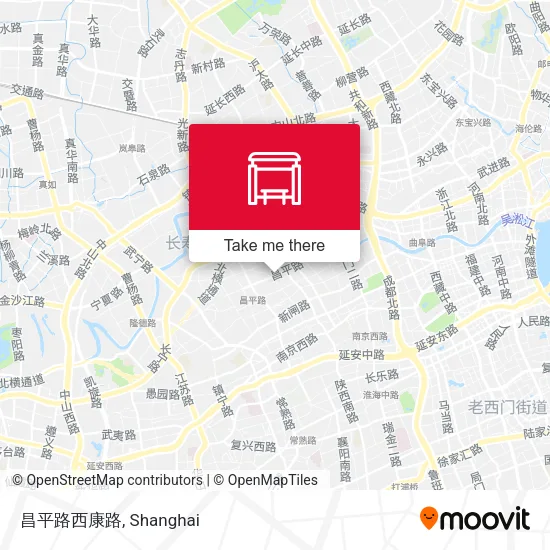 昌平路西康路 map