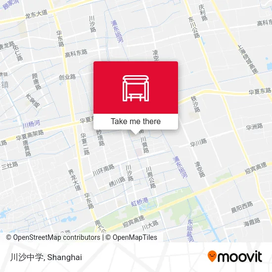 川沙中学 map