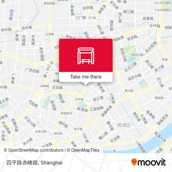 四平路赤峰路 map