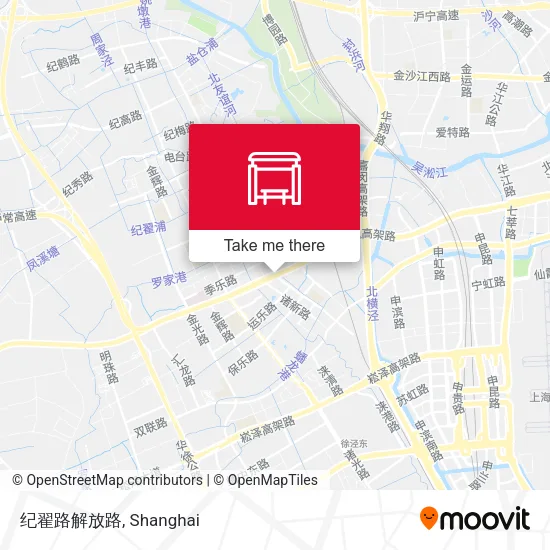 纪翟路解放路 map