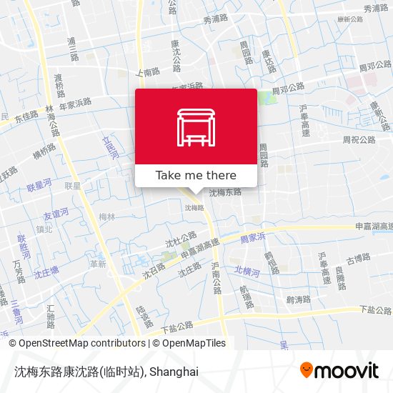 沈梅东路康沈路(临时站) map