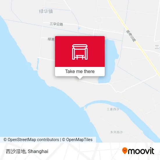 西沙湿地 map