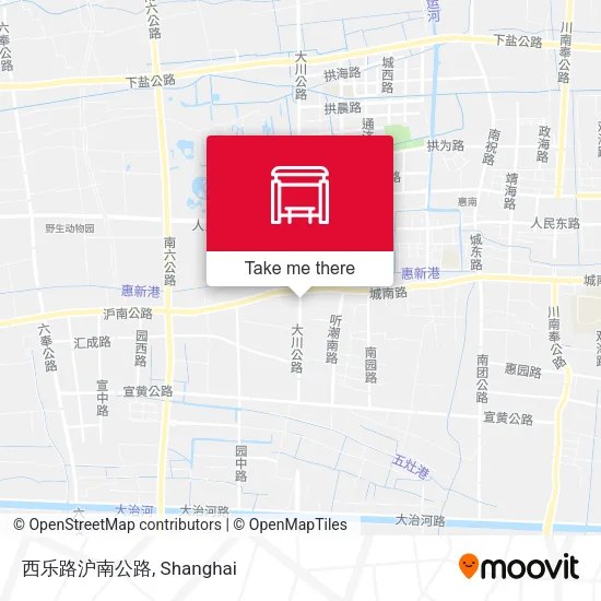西乐路沪南公路 map