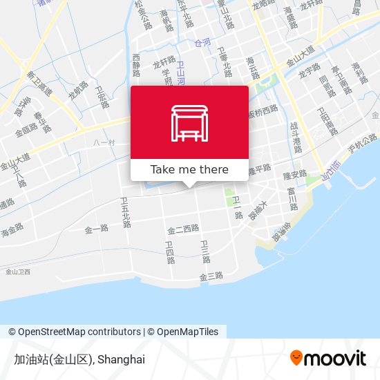 加油站(金山区) map