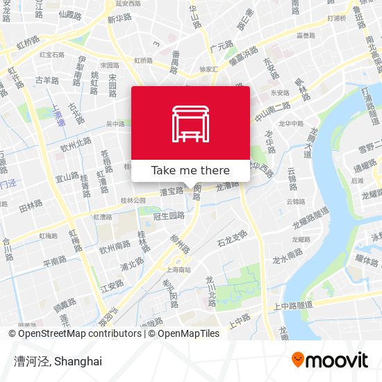 漕河泾 map
