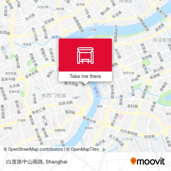 白渡路中山南路 map