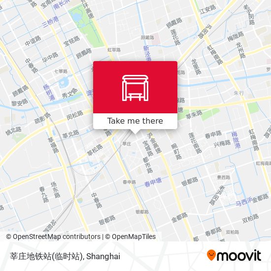 莘庄地铁站(临时站) map