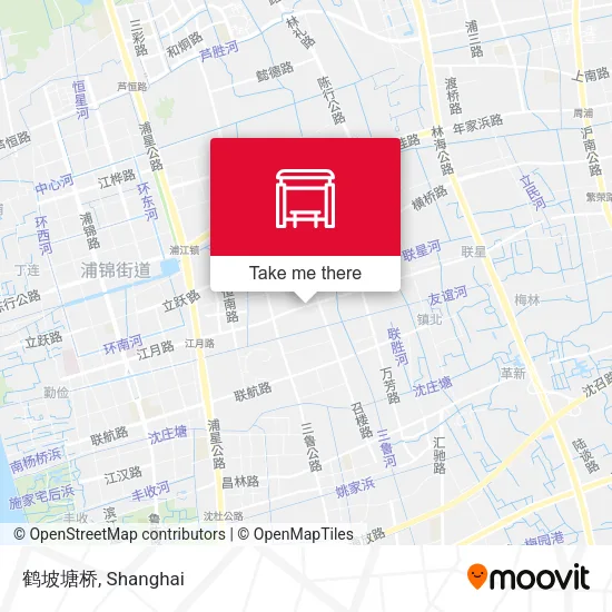 鹤坡塘桥 map