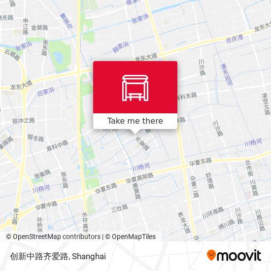 创新中路齐爱路 map