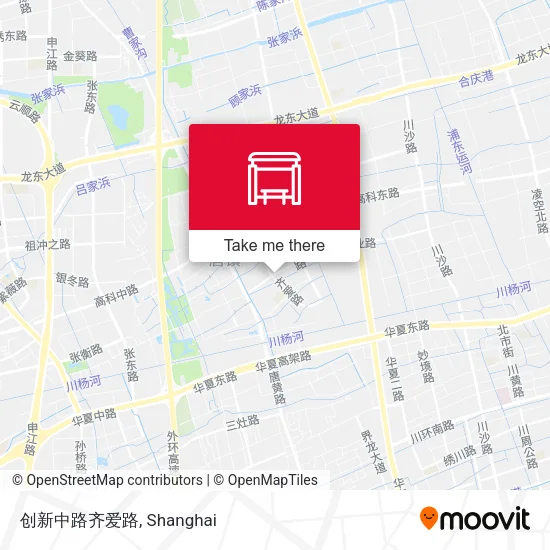 创新中路齐爱路 map