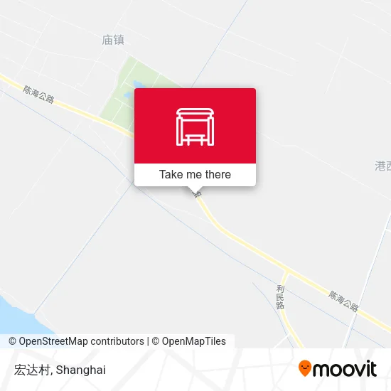 宏达村 map