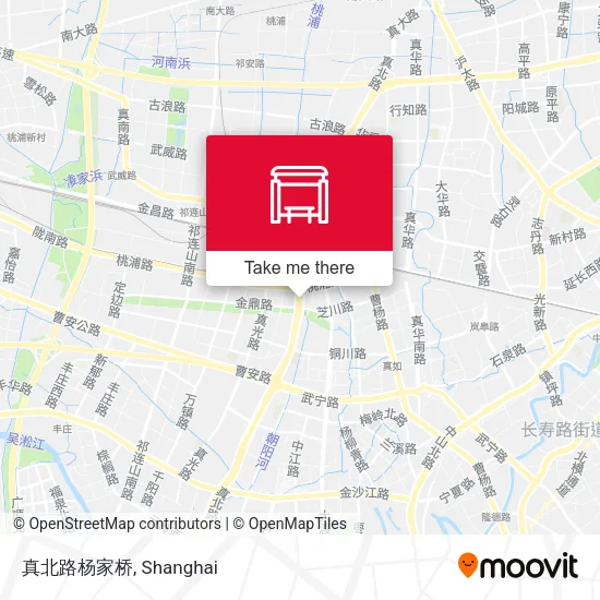 真北路杨家桥 map