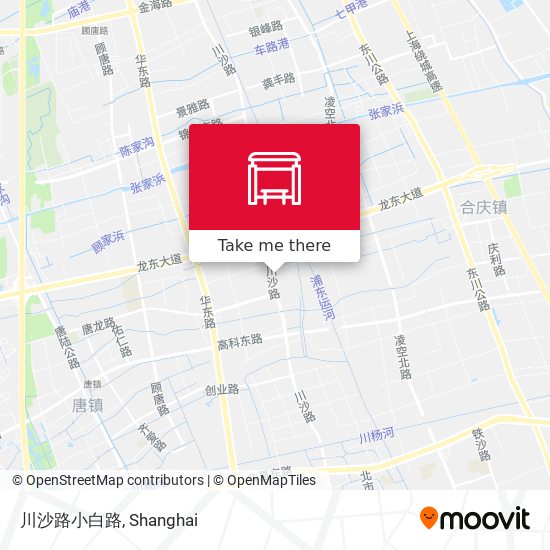 川沙路小白路 map