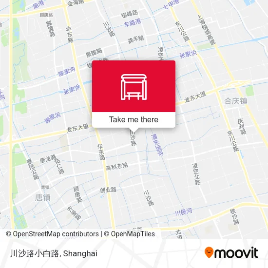 川沙路小白路 map
