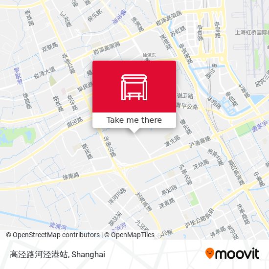 高泾路河泾港站 map