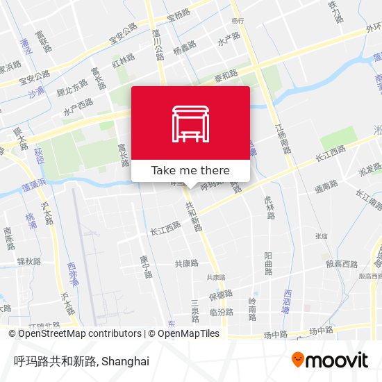 呼玛路共和新路 map