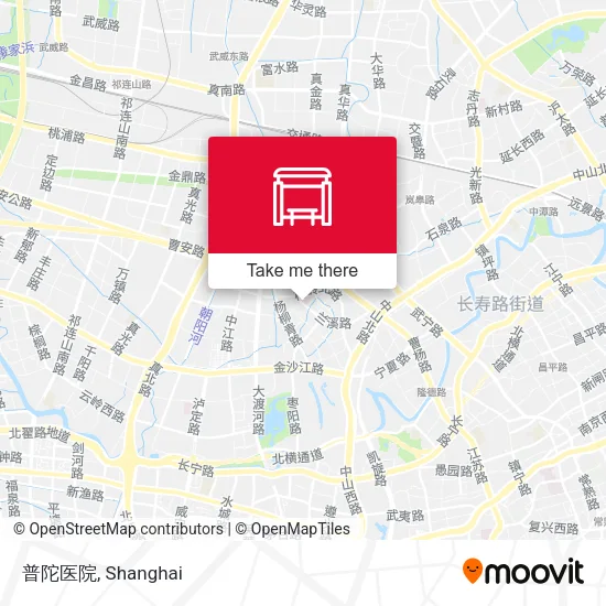 普陀医院 map