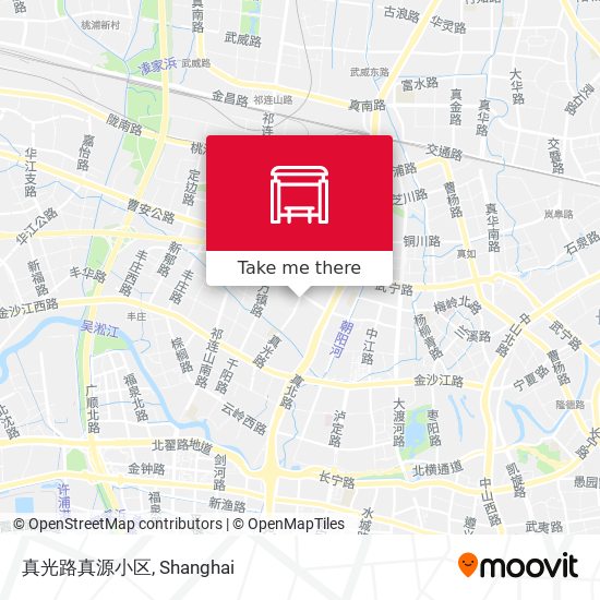 真光路真源小区 map