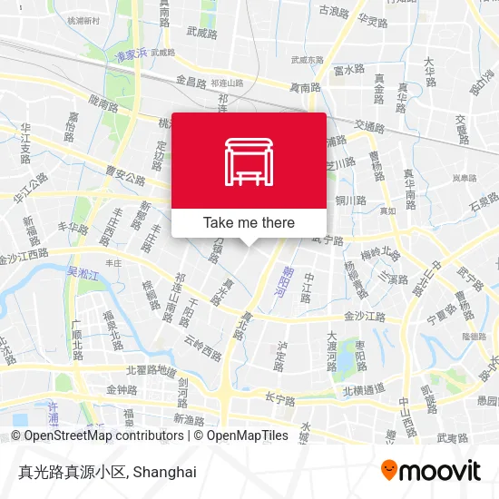 真光路真源小区 map