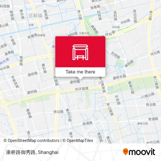 康桥路御秀路 map