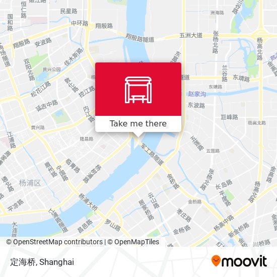 定海桥 map