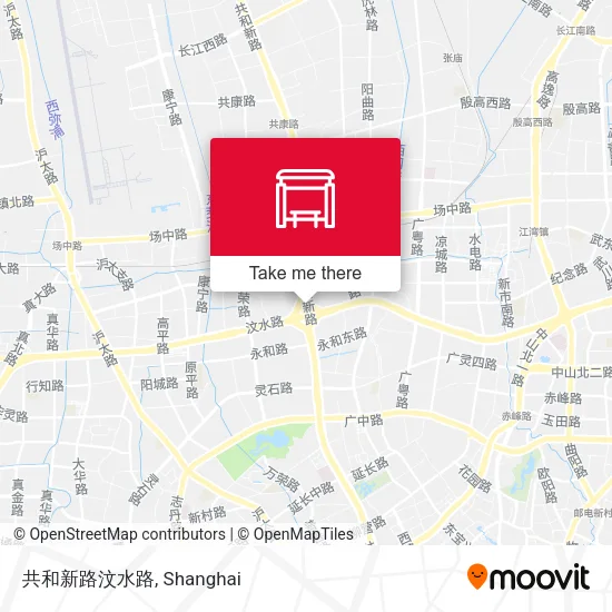 共和新路汶水路 map