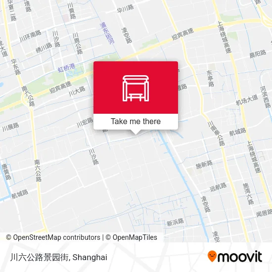 川六公路景园街 map