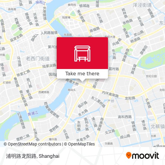 浦明路龙阳路 map