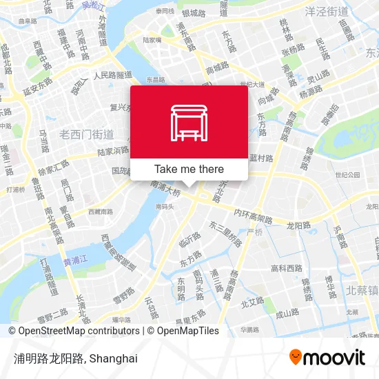 浦明路龙阳路 map