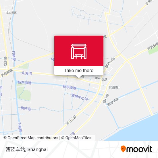 漕泾车站 map