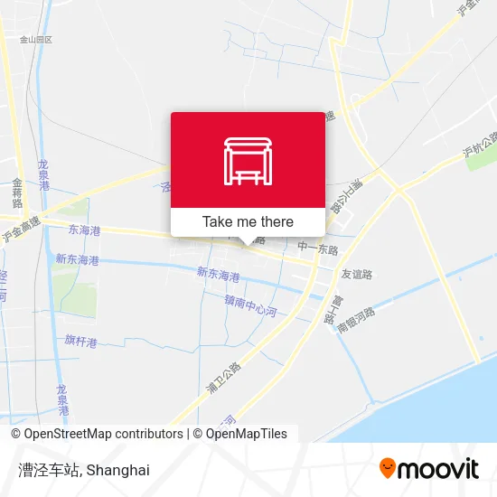 漕泾车站 map