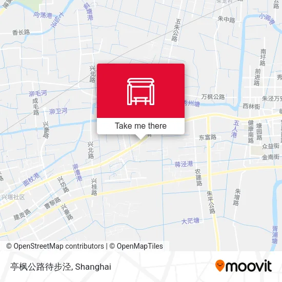 亭枫公路待步泾 map