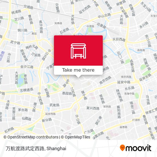 万航渡路武定西路 map