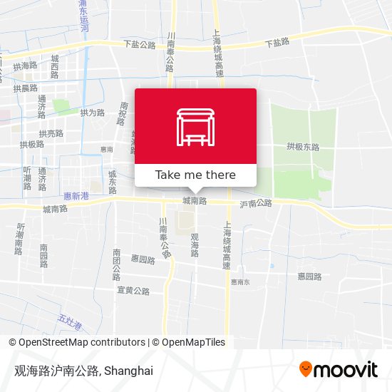 观海路沪南公路 map