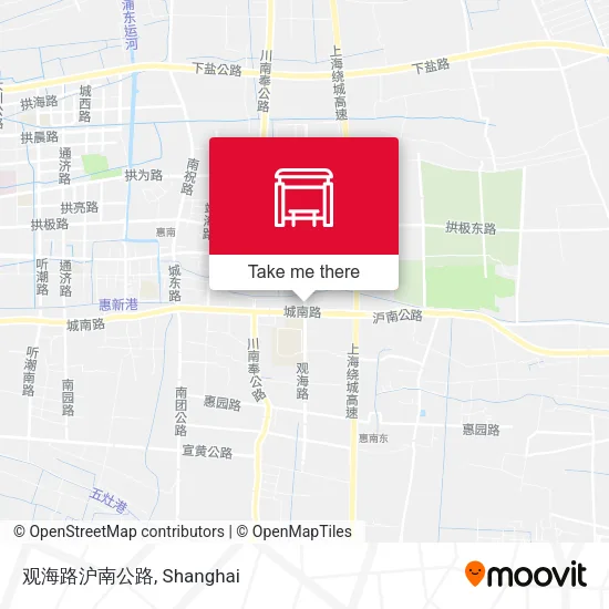 观海路沪南公路 map