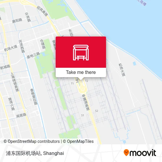 浦东国际机场站 map