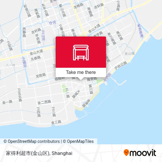 家得利超市(金山区) map