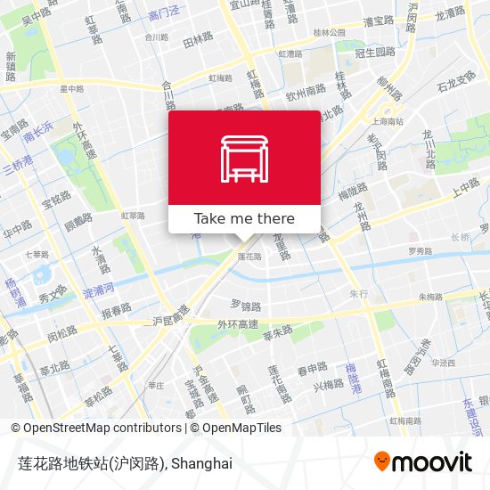 莲花路地铁站(沪闵路) map