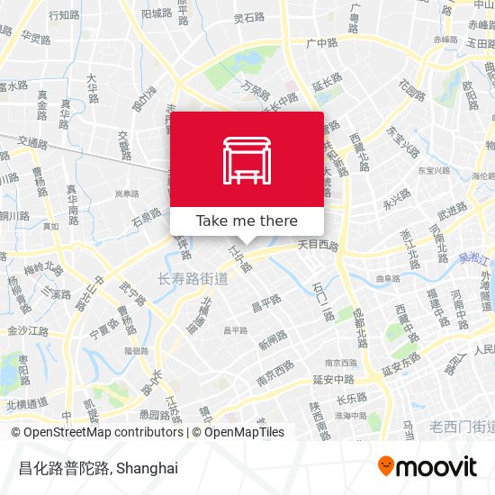 昌化路普陀路 map
