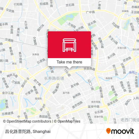昌化路普陀路 map