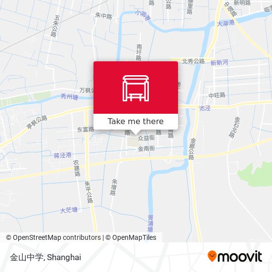 金山中学 map