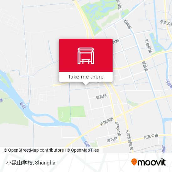 小昆山学校 map