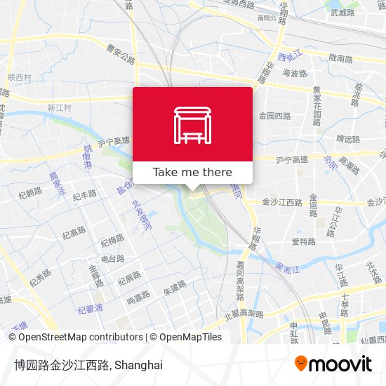 博园路金沙江西路 map